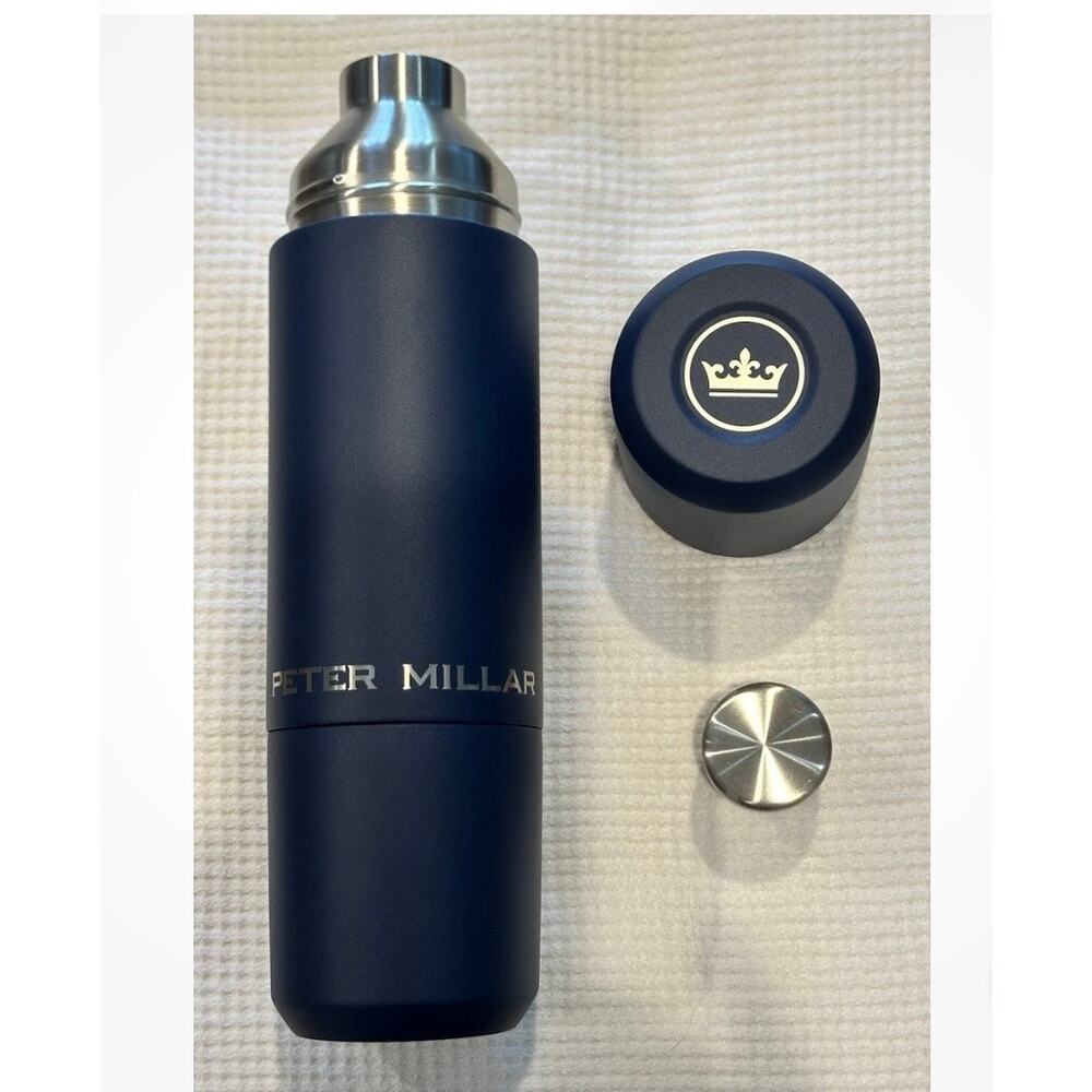 Peter Millar Stainless Steel bottle with end to end cups